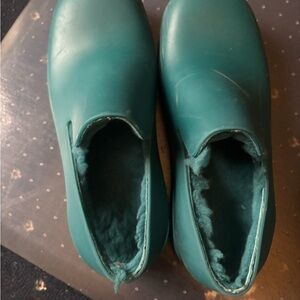 Bottega Veneta Turquoise Slip-On Shoes
